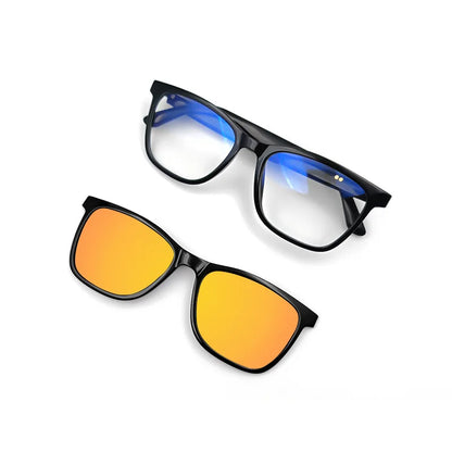 2-in-1 Smart Sunglasses – Bluetooth Music & Calls, UV400 Polarized, Anti-Blue Light