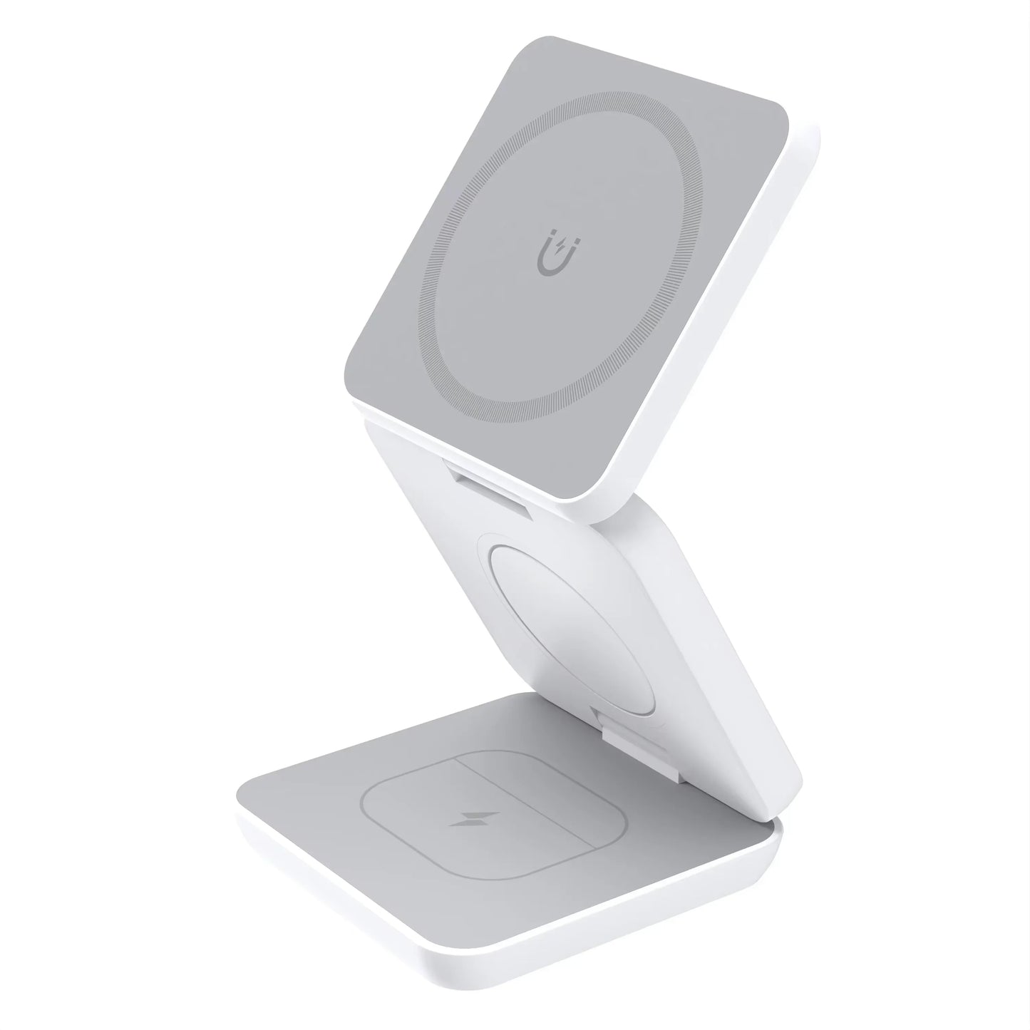 Foldable 3-in-1 Magnetic Wireless Charger Stand – iPhone, Apple Watch & AirPods Pro Fast Charger