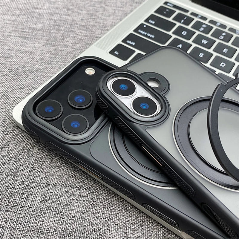 360° Rotating MagSafe Bracket Case – iPhone 17 Series