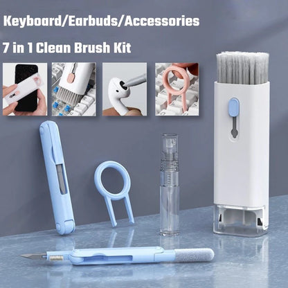 7-in-1 Multi-Purpose Cleaning Kit – Keyboard, AirPods & Laptop