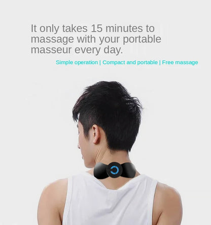 Mini Neck Massager – Rechargeable Electric Cervical Massage, Muscle Fatigue Relief