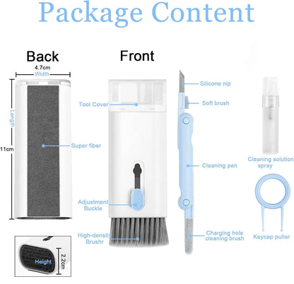 All-in-One Gadget Cleaning Kit (7-in-1) – For Keyboards, Laptops & AirPods
